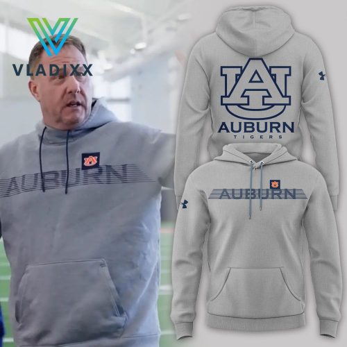 New Auburn Tigers Football New Special Gray Hoodie