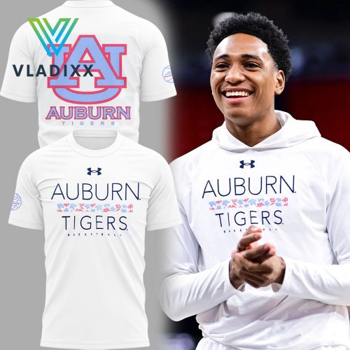 New Auburn Tigers Men’s Basketball White Shirt