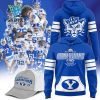 New BYU Cougars Football Alamo Bowl White Hoodie, Cap