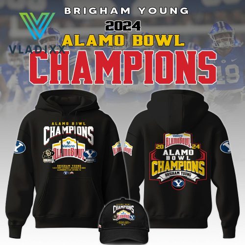 New Brigham Young Bowl Champion 2025 Black Hoodie, Pants, Cap