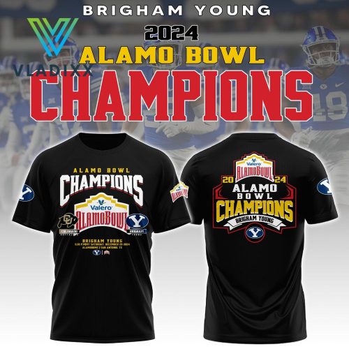 New Brigham Young Bowl Champion 2025 Black Shirt