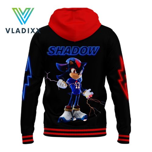 New Buffalo Bills x Sonic 3 Shadow The Hedgehog Hoodie