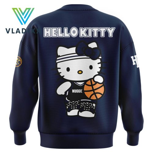 New Hello Kitty x Denver Nuggets NBA Dark Blue Sweater 2024