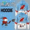 New Jersey Devils Peanuts & Snoopy Christmas Dark Blue Hoodie, Pants, Cap