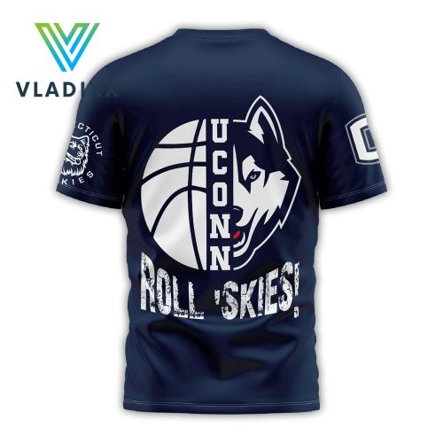 Nike UConn Huskies Basketball 3D Blue Shirt