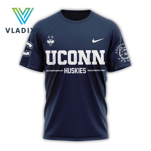 Nike UConn Huskies Basketball 3D Blue Shirt