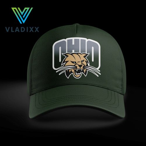 Ohio Bobcats Football Champions 2024 Dark Green Hoodie Pants Cap