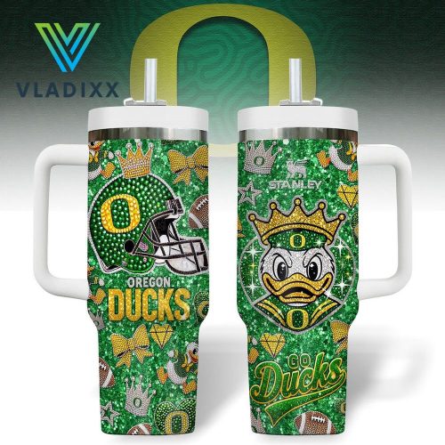 Oregon Go Ducks Premium Green Tumbler