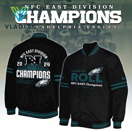 Philadelphia Eagles NFC East Division Champions Baseball Jacket