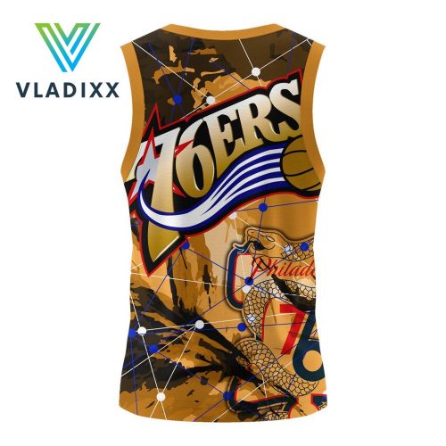 Philadelphia NBA 76ers Design Concept Basketball Jersey