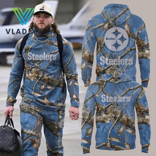 Pittsburgh Steelers Realtree Blue Hoodie, Pants, Cap