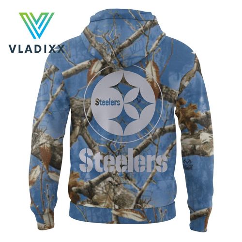 Pittsburgh Steelers Realtree Blue Hoodie Pants Cap