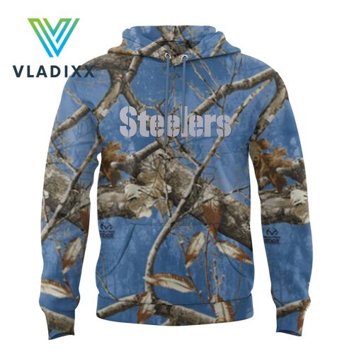 Pittsburgh Steelers Realtree Blue Hoodie, Pants, Cap