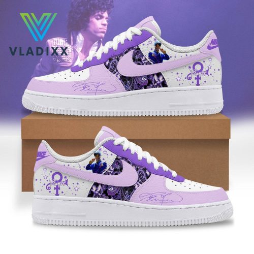 Prince Purple Nike Air Force 1 Sneakers