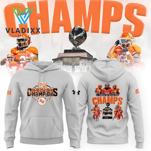 Sam Houston 2024 Champions R+L Carriers New Orleans Bowl Hoodie