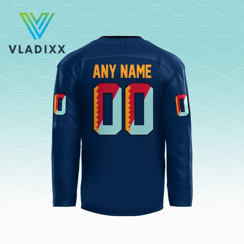 Seattle Kraken 2025 NHL Lunar New Year Personalized Hockey Jersey