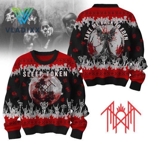 Sleep Token – Take Me Back To Eden Red Christmas Sweater