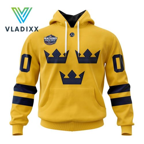 Sweden National Ice Hockey Team 4 Nations Face-Off 2025 Hoodie