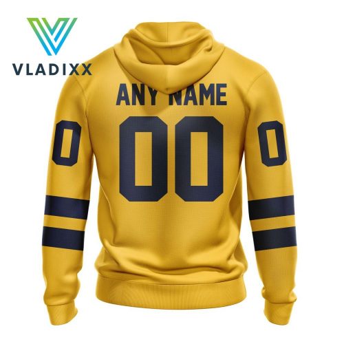 Sweden National Ice Hockey Team 4 Nations FaceOff 2025 Hoodie