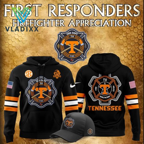 Tennessee Volunteers 2024 Firefighter Appreciation Night Hoodie, Cap