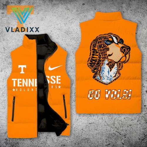 Tennessee Volunteers Football Sleeveless Puffer Down Vest