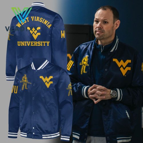 West Virginia Mountaineers Football Baseball Jacket 2024