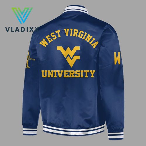 West Virginia Mountaineers Football Baseball Jacket 2024