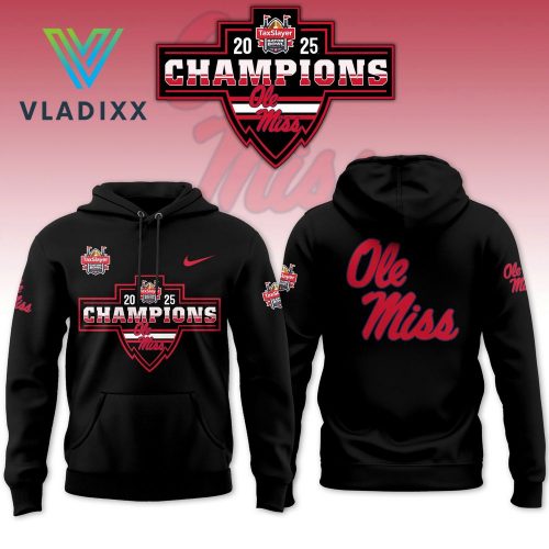 2025 GATOR BOWL GAMEDAY Ole Miss Champions Hoodie