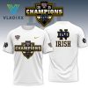 2025 SUGAR BOWL Champions Notre Dame Nike Black Shirt