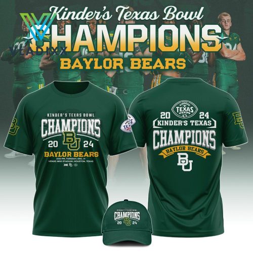 Baylor Bears NCAA Bowl Champions Green Shirt