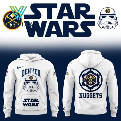 Denver Nuggets x Stars Wars White Hoodie Set 2025