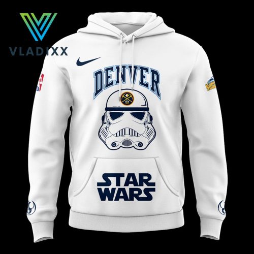 Denver Nuggets x Stars Wars White Hoodie Set 2025