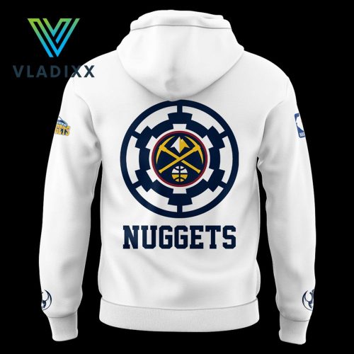 Denver Nuggets x Stars Wars White Hoodie Set 2025