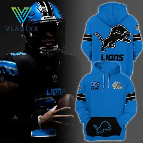 Detroit Lions Football Limited Edition Blue Hoodie