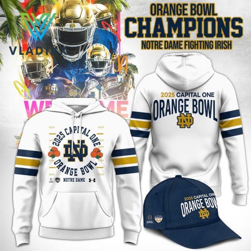 Notre Dame 2025 Capital One Orange Bowl Hoodie