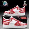 Ohio State Personalized Red Air Force 1