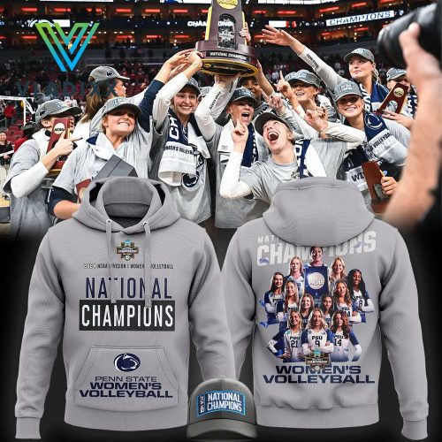 Penn State Nittany Lions Champions 2024 Gray Hoodie