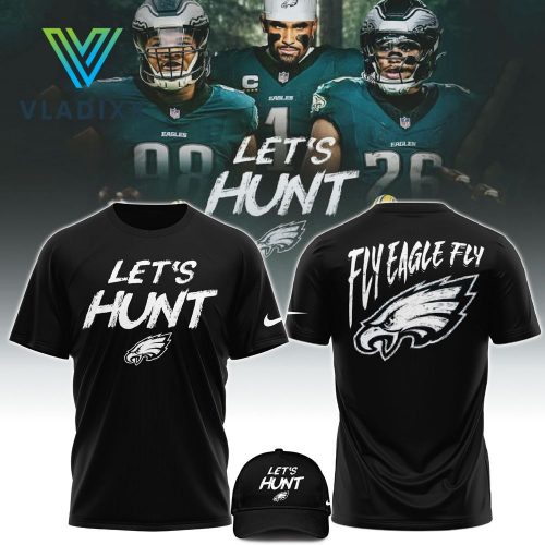 Philadelphia Eagles Lets Hunt Unisex Black Shirt