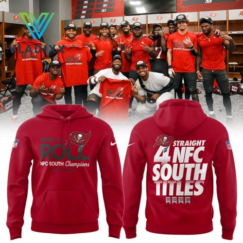 Tampa Bay Buccaneers NFC South Division Champions Red Hoodie Set