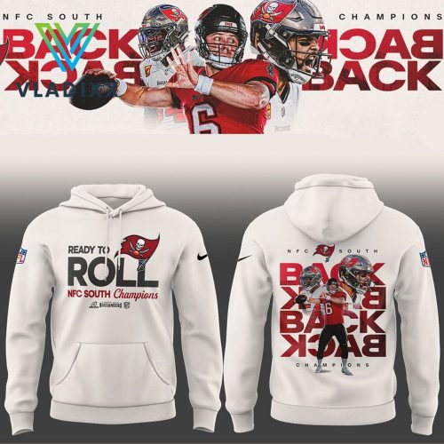 Tampa Bay Buccaneers NFC South Division Champions White Hoodie Set