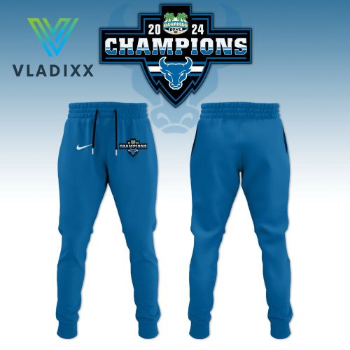 UB Bulls Bahamas Bowl 2025 Champions Blue Hoodie Set