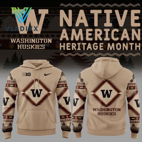 Washington Basketball 2025 Native American Heritage Month Limited Hoodie Set