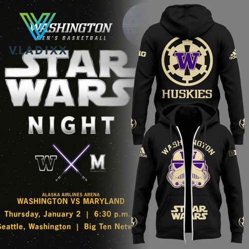 Washington Basketball x Stars Wars Limited Zip Hoodie 2025